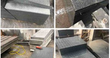 鹤岗 芝麻黑地铺石材