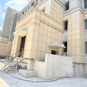 鹤岗 黄金麻干挂，工地实拍