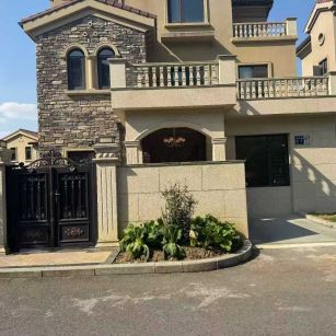 鹤岗黄金麻别墅干挂效果展示