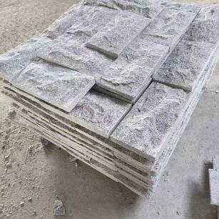 鹤岗 芝麻白蘑菇石、自然面