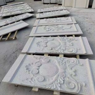 鹤岗 芝麻白干挂雕花板