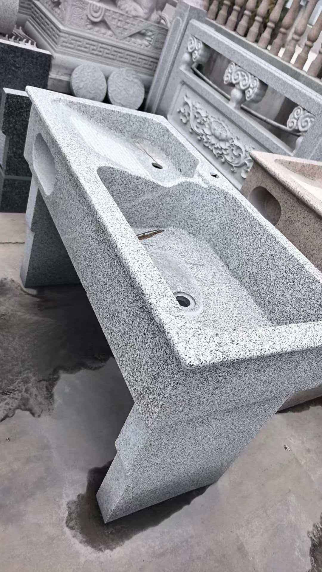 鹤岗 花岗岩石材洗手池，洗衣池