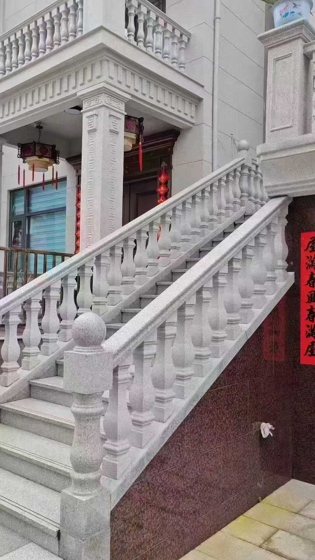 鹤岗 天然石材 阳台庭院护栏、栏杆