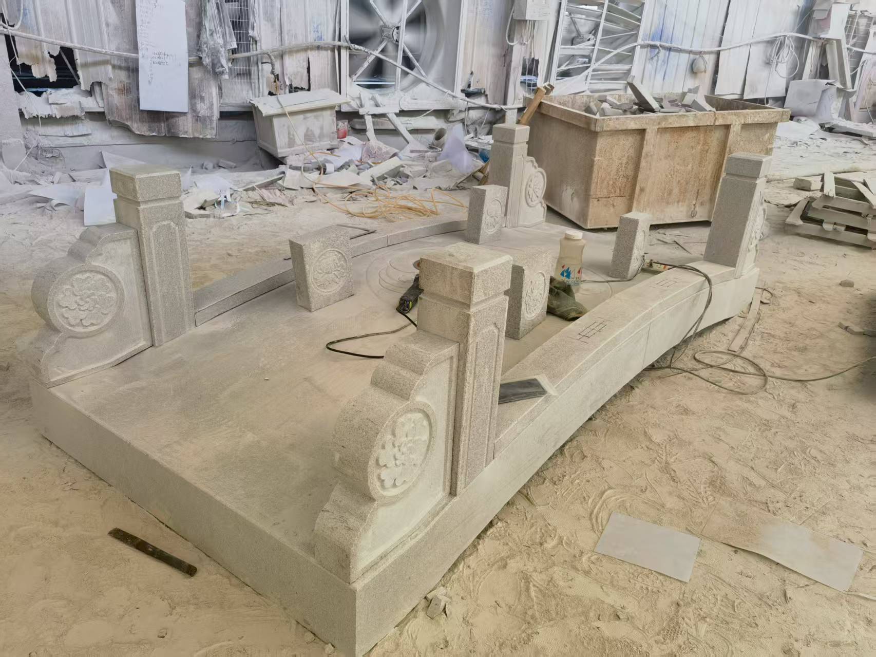 鹤岗 芝麻灰火烧面石桥-拼装