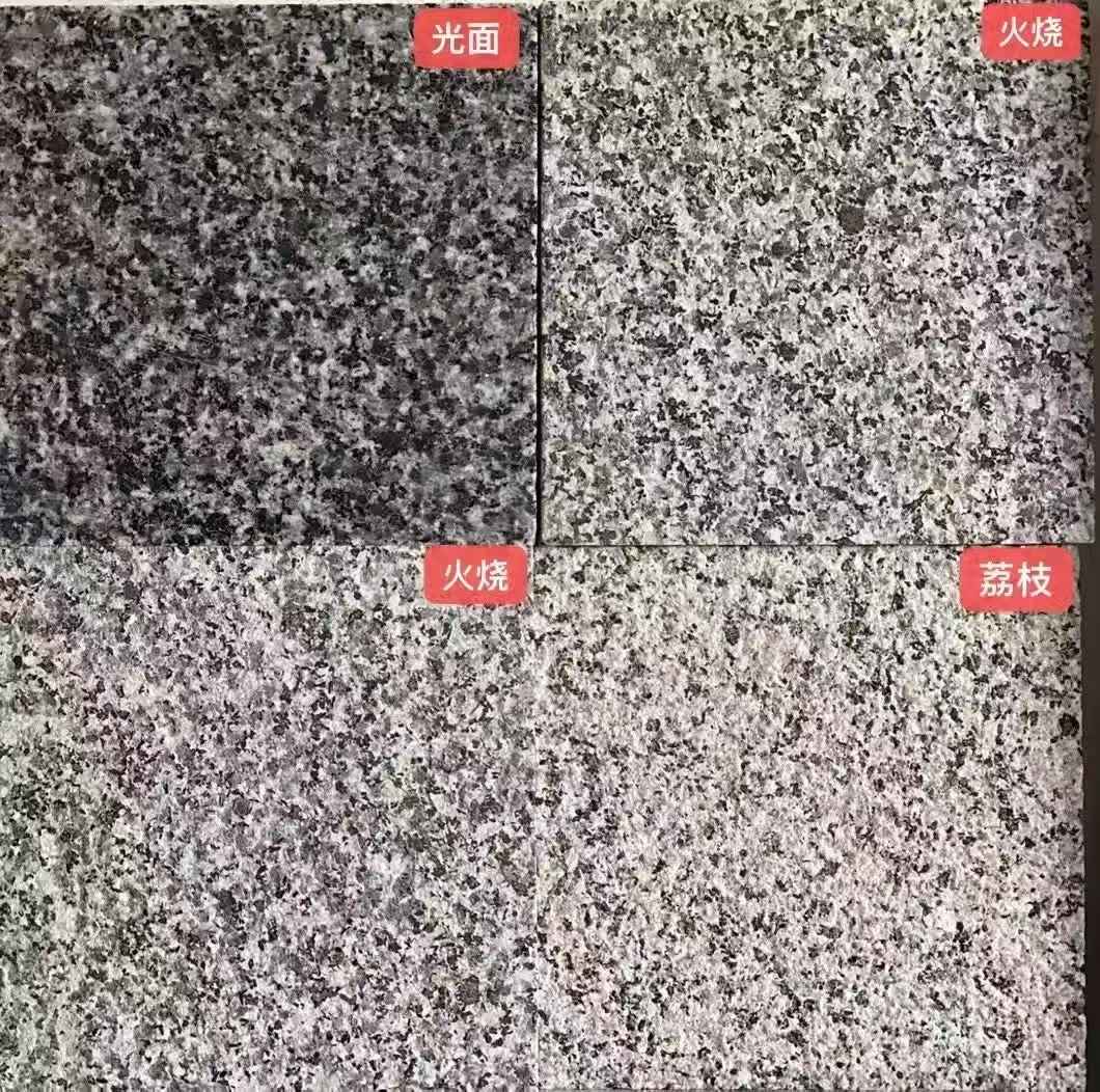 鹤岗 芝麻黑光面，芝麻黑火烧面，芝麻黑荔枝面